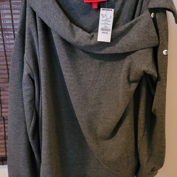 Womens Jennifer Lopez Off Shoulder Shirt-top NWT!! - Picture 4 of 6